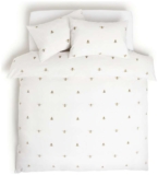 Argos Home Hideaway Bee Print White Bedding Set – Double – Free C&C Only (Limited Locations)