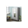 Argos Home Malibu 3 Door 4 Drawer Mirror Wardrobe – Grey