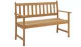 Argos Home Newbury 2 Seater Wooden Garden Bench – Light Wood or Green, Free C&C