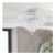 Argos Home Olivia 3 Light Ceiling Fitting – Clear / Chrome
