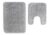 Argos Home Tufted Bath & Pedestal Mat Set – Silver, Cream, Blue – Free C&C
