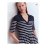 Aria Collared Jersey Dress