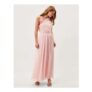 Arianna One-Shoulder Tulle Prom Dress Pink