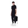 Armani Exchange Mens Black and Gold Capsule, Patch Logo Polo Shirt Size M & L