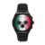 Armani Exchange Mens Gradient Multi-Colour Dial Chronograph Black Silicone Strap Watch (Free C&C)