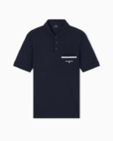 Armani Exchange Mens Pique Pocket Logo Polo Polo Shirt (M £18, L £20.02, S £30.67, XXL £41.24)