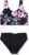 Arshiner Girls Bikini Ruffles 2 Piece Tankini Summer Swimsuits Vest and Shortss Sets Kids Beach Surf Swimming Costume for Children 5-12 Years