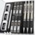 Art Mechanical Pencil Set in Case, 3 metal Pencil with 6 Tube HB Lead Refills, 3 Erasers, 9 Eraser Refills – prime deal by nicproshop EU FBA