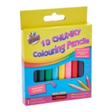 Artbox Half-Size Chunky Colouring Pencils Pack of 10