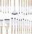 Artecho Art Paint Brushes Set for Watercolor, Acrylic, Oil, Rock Painting – Sold by ARTECHO store FBA