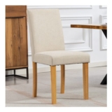 Artemis Home Almont Beige High Back Plush Dining Chairs Set of 2