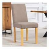 Artemis Home Almont Brown High Back Plush Dining Chairs Set of 2