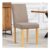 Artemis Home Almont Brown High Back Plush Dining Chairs Set of 2