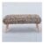 Artemis Home Cushla Mole Bubbly Velvet Large Footstool