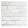 Arthouse Diamond White Brick Wallpaper