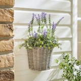 Artificial Lavender in Wall Mounted Planter