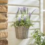 Artificial Lavender in Wall Mounted Planter