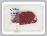 Asda Sirloin Beef Steak 227g – 2 per order via Just Eat Blackpool Welleck – Fees apply
