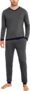 Aseniza Mens Pyjamas Sets Long Sleeve Cotton Pjs Soft Loungewear Sleepwear Nightwear 2 Piece Top & Bottoms