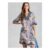 Ash Notch Neck Linen Dress