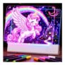 Aspoven LED Drawing Board for Children, Light-up Double Panel