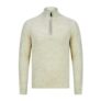Asteroid Half Zip Funnel Neck Wool Blend Knitted Jumper-XL and XXL Only