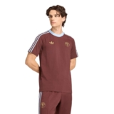 Aston Villa adidas Originals T-Shirt – Brown, Size XS-S, w/code