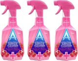 Astonish Special Aromatic Edition Multi-Purpose Anti-Bacterial Surface Cleanser Spray, Pomegranate and Raspberry Scent, 3 X 750ml