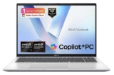 Asus Vivobook 16 – Copilot PC – 16in Laptop – AMD Ryzen AI 7 – 16GB RAM – 1TB – Silver – With Code