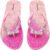 Ataiwee Girls Flip Flops – Little & Big Kids, Comfortable Slip-On, Colorful Printed Beach Poolside Sandals.