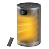 Ateroll 1500W Quiet Electric Space Heater with ECO Mode