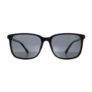 Atum Rectangle Shiny Black Smoke Grey Quill
