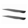Audace Orizzonte: 2 Floating Shelves, 45cm, Matt Black