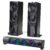 Audiocore AC955 2 in 1 PC Speaker Soundbar RGB LED Backlight Stereo USB 2 x 3W AUX 3.5 mm