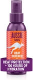 Aussie SOS Heat Defence Leave In Spray 100ml to Detangle and Protect Against Heat While Keeping Hair Hydrated for 100 Hours. Infused with Australian Superfoods. Vegan Formula