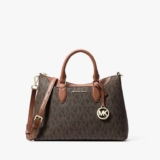 Austen Small Signature Logo Satchel Bag Michael Kors