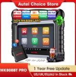 Autel MaxiCOM MK808BT PRO Car Automotivo Diagnostic Tools Bluetooth OBD2 Scanner Code Reader (with code) Autel Choice Direct Store