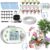 Automatic Plant Waterer for 15 Indoor Plants, Smart Drip Irrigation System with Soil Humidity Sensor, Cycle & Soak Mode, Programmable Timer for Houseplants, Office and Balcony