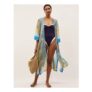 Ava Knit Beach Cover up Blue