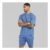 Avant Garde Mens Creatives T-Shirt and Shorts Set Indigo