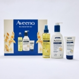 Aveeno Skin Relief Gift Set for Very Dry Skin (Pack of 3) Includes Body Oil Spray 200ml, Moisturising Lotion 300ml and Moisturising Hand Cream 75ml, Use Together to Heal Dry Skin