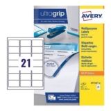 Avery Multipurpose Labels 63.5×38.1mm White, 40 Sheets