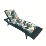 Awoyep Sun Lounger Cushion – Waterproof, Non-Slip with Ties (183x53x10 Cm)