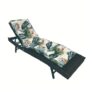 Awoyep Sun Lounger Cushion – Waterproof, Non-Slip with Ties (183x53x10 Cm)