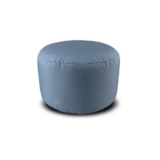 B Essentials Outdoor Leisure Plain Blue Round Pouffe 45cm(Dia) – Free C&C