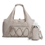 BAGSMART 25L Womens Gym Bag with Wet Shoes Compartment