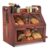 BAMBANG Extra Large Bamboo Bread Box, Double Layer
