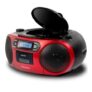 BBTC-550BK Portable Radio with CD Bluetooth and USB Cassette Recorder
