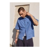BDG Blue Mini Check Shirt