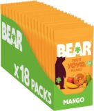 BEAR Mango Yoyos – Dried Fruit Rolls – Healthy – Vegan – 20g (18 packs)